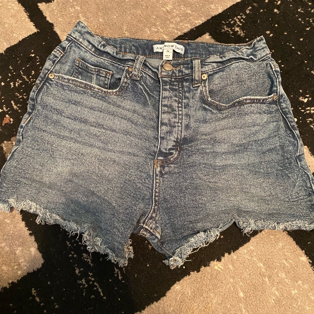 Five button Jean shorts